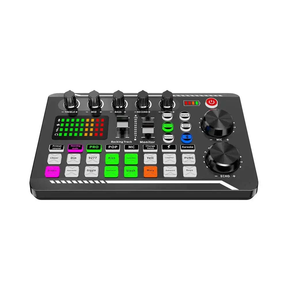 F998 Live Sound Card and DJ Audio Mixer-Default Title