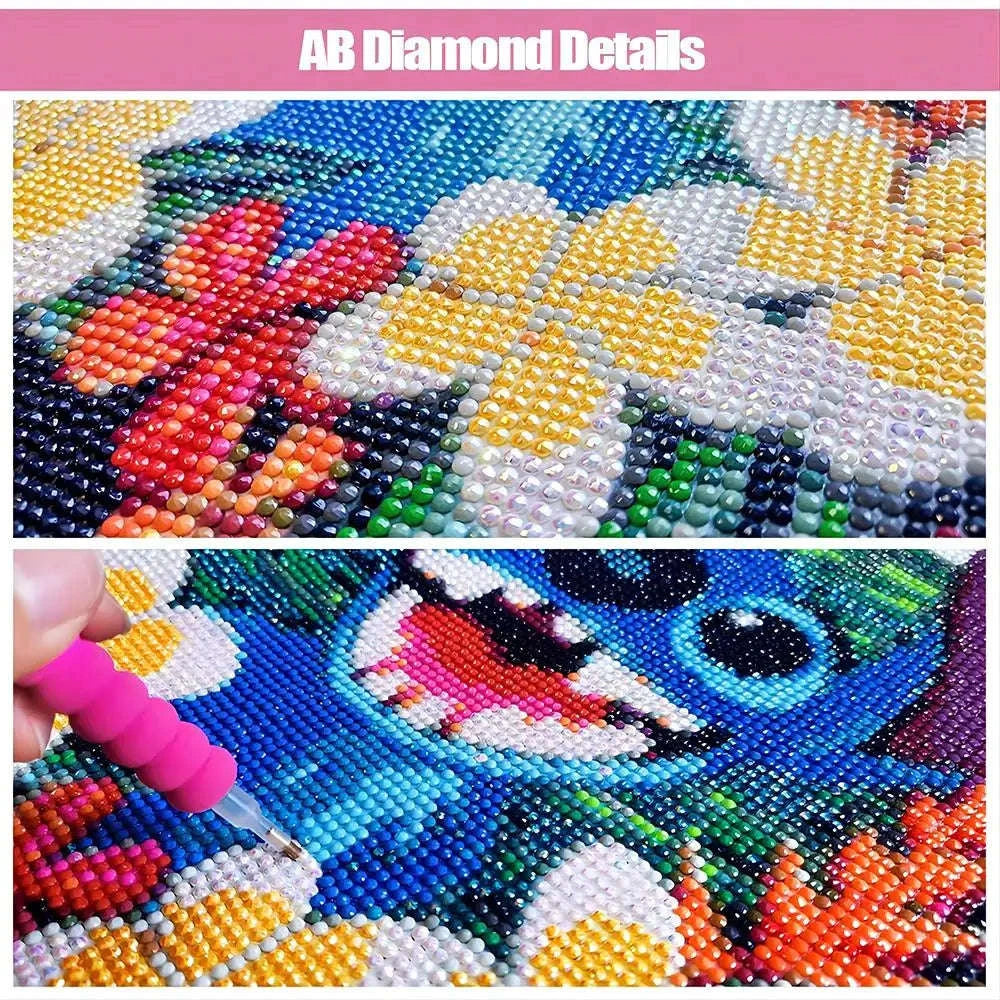 Fairy Dust Diamond Painting Kit-HKQTA35-9 / AB FD Square 40x50cm