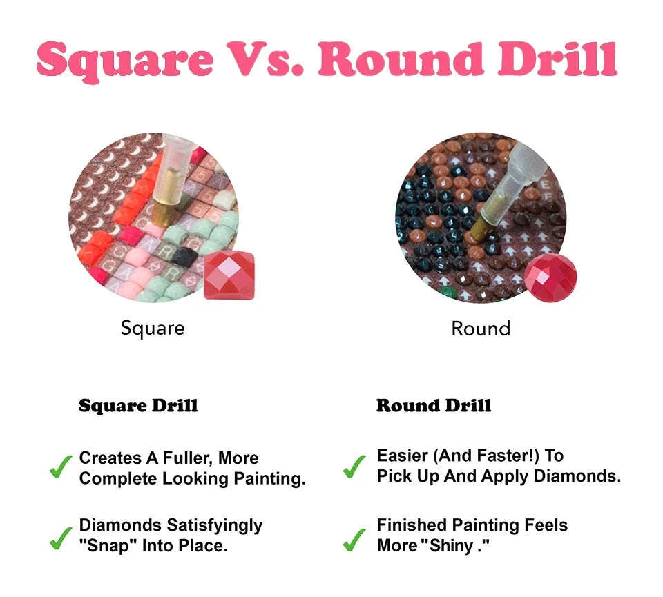 Fairy Dust Diamond Painting Kit-HKQTA35-9 / AB FD Square 40x50cm