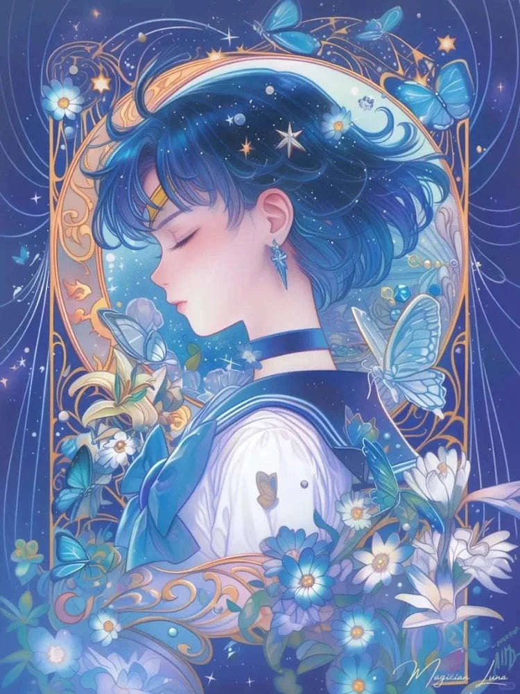 Fairy Dust Diamond Painting Kit-HKQTA35-9 / AB FD Square 40x50cm