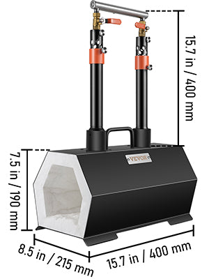 Portable Double Burner Propane Forge for Knife Making