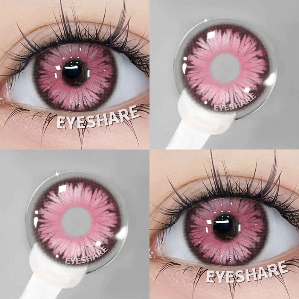 Fashion Colored Contact Lenses for Stunning Eye Effects-MONTREUX-GRAY / China Mainland / 0