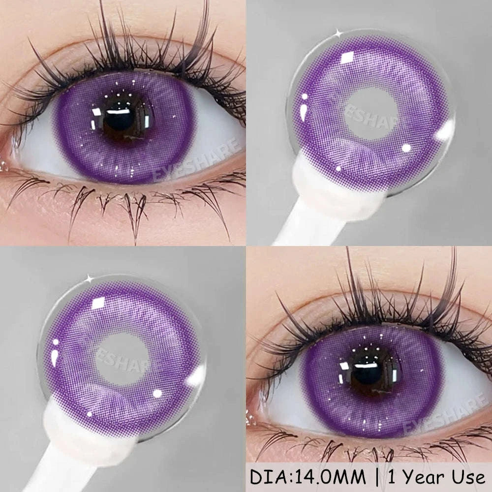 Fashion Colored Contact Lenses for Stunning Eye Effects-MONTREUX-GRAY / China Mainland / 0