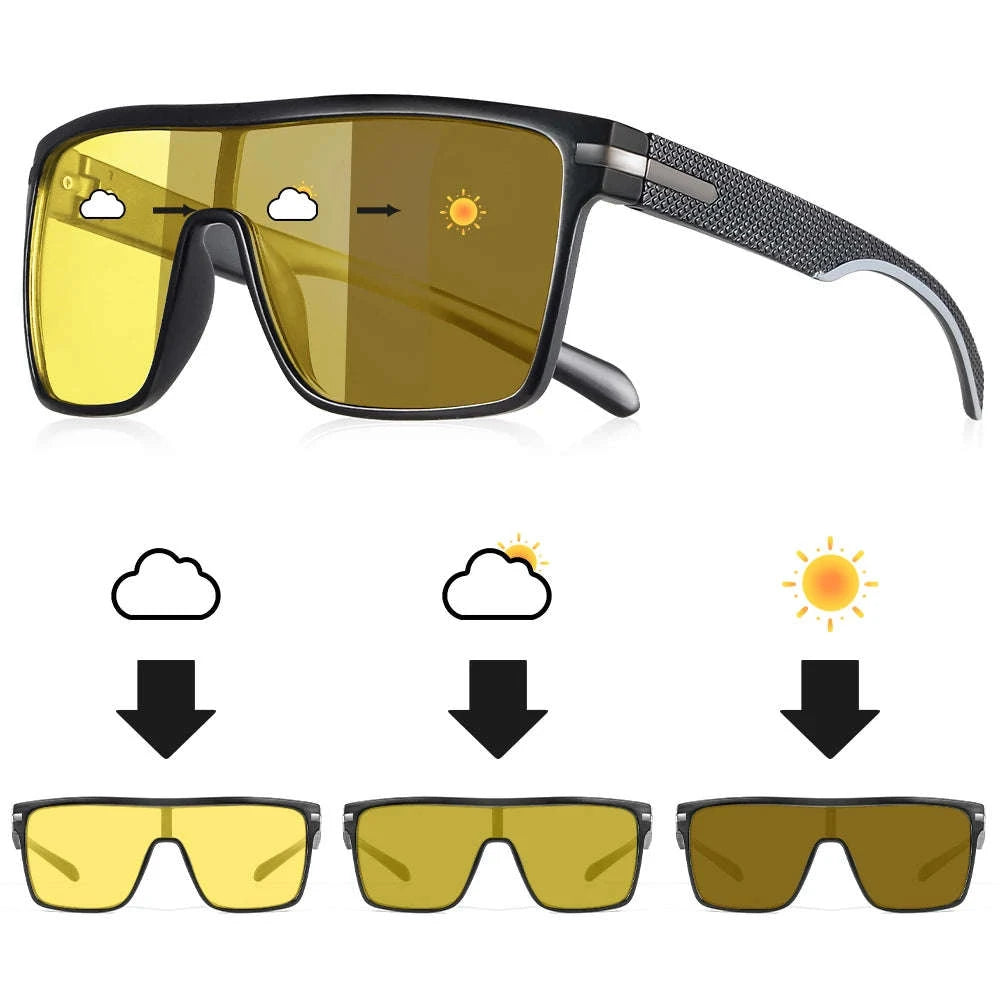 Fashion Photochromic Polarized Sunglasses for Men and Women-Other / C5 / China Mainland