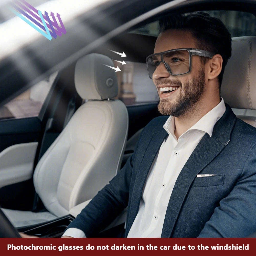 Fashion Photochromic Polarized Sunglasses for Men and Women-Other / C5 / China Mainland