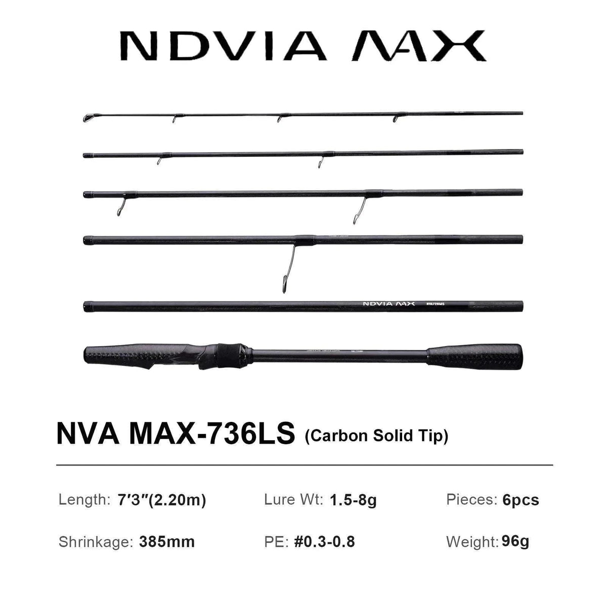 Fast Action Carbon Spinning Rod for Ajing & Eging 8FT–8.6FT-