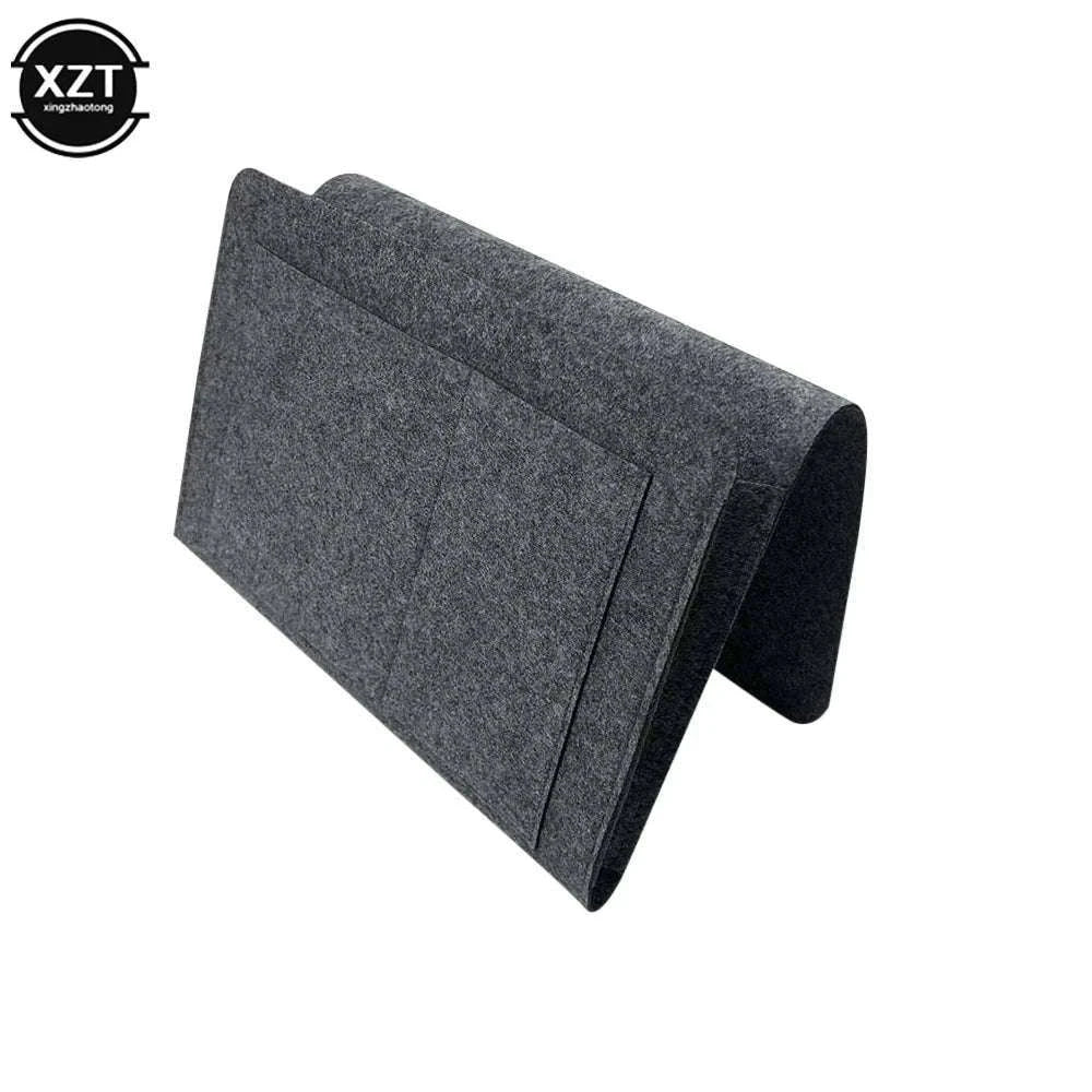 Felt Bedside Storage Organizer with Multi-Pocket Design-black / 27-22-8CM