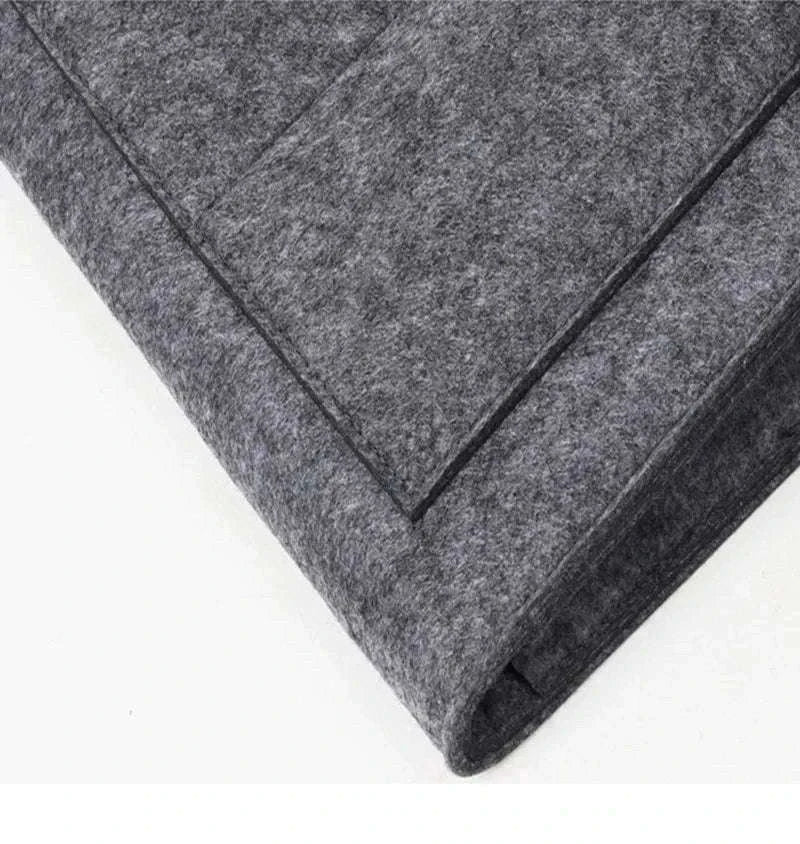 Felt Hanging Storage Organizer for Bed, Sofa, and Wall-grey