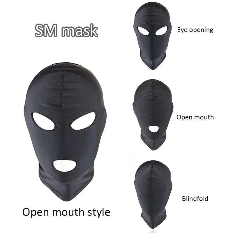 Fetish Head Hood Harness-A