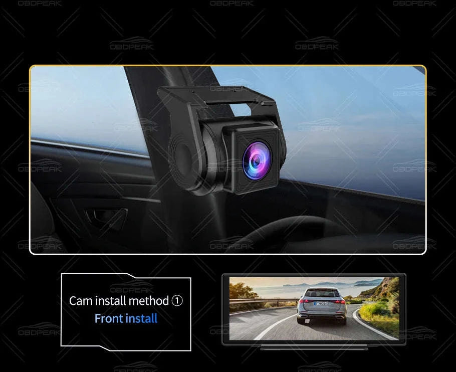 FHD 1080P Car Rear View Camera Waterproof 2.5mm Jack-10M Cable