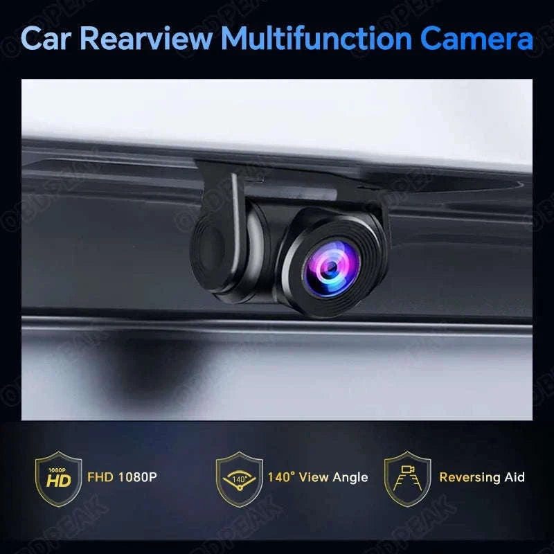 FHD 1080P Car Rear View Camera Waterproof 2.5mm Jack-10M Cable