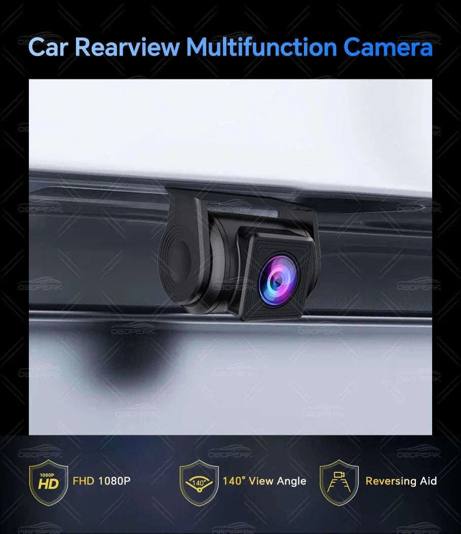 FHD 1080P Car Rear View Camera Waterproof 2.5mm Jack-10M Cable