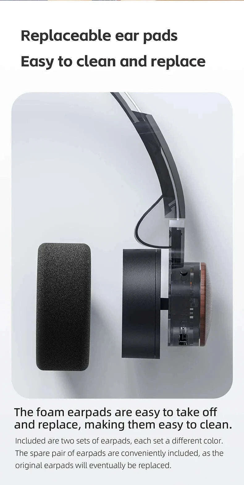 FiiO EH11 Bluetooth On-Ear Headphones with LDAC, 30H Battery & Dual Device-Cyan