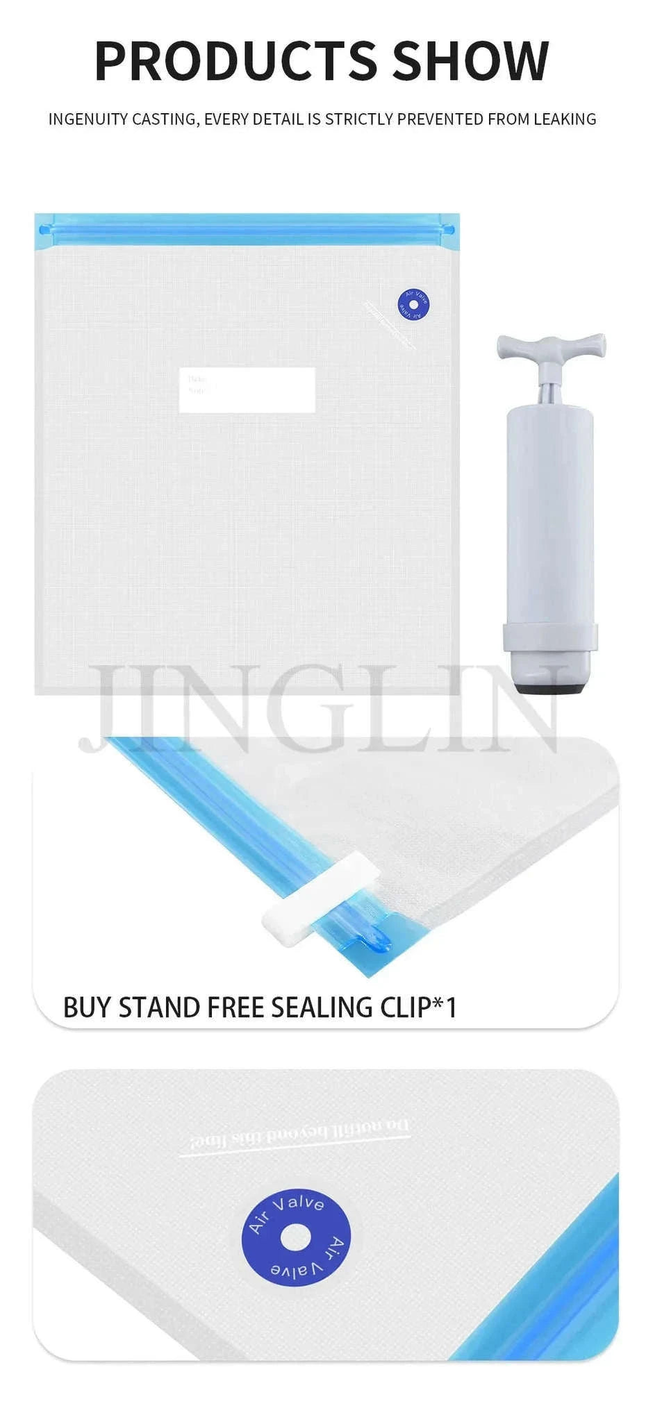 Filament Storage Vacuum Bag for Dry, Print-Ready Spools-5 BAG Kit