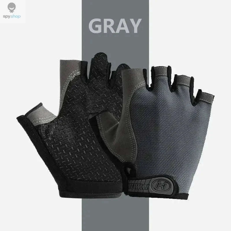 Fingerless Gym Gloves for Better Grip, Comfort and Control-black / S