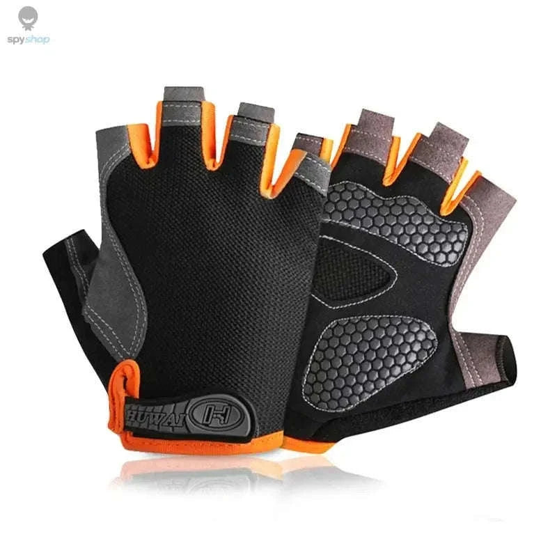 Fingerless Gym Gloves for Better Grip, Comfort and Control-black / S