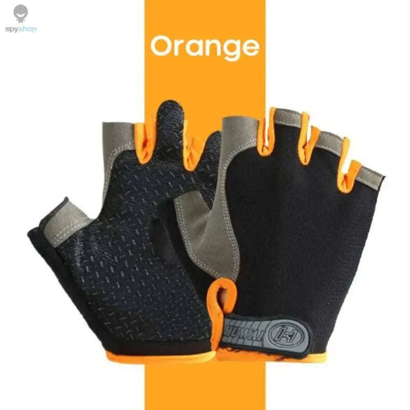 Fingerless Gym Gloves for Better Grip, Comfort and Control-black / S