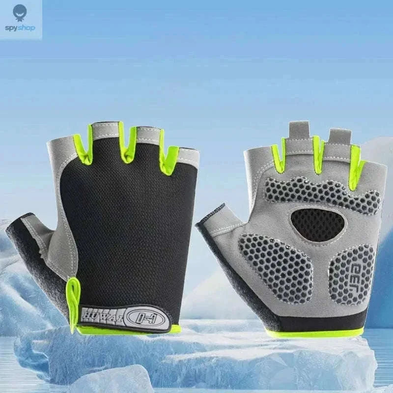 Fingerless Gym Gloves for Better Grip, Comfort and Control-black / S