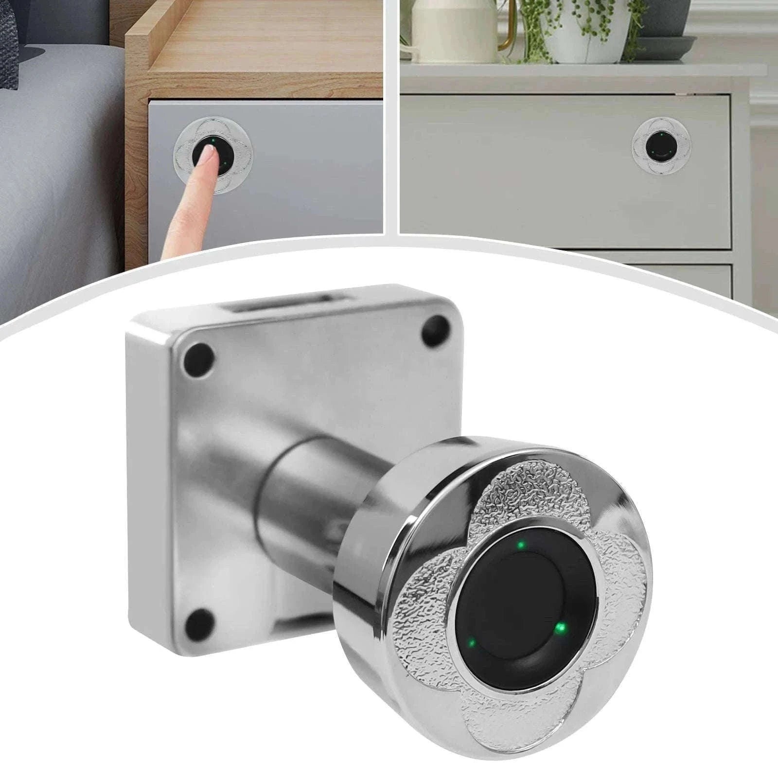 Fingerprint Smart Door Lock for Cabinets and Drawers-GERMANY