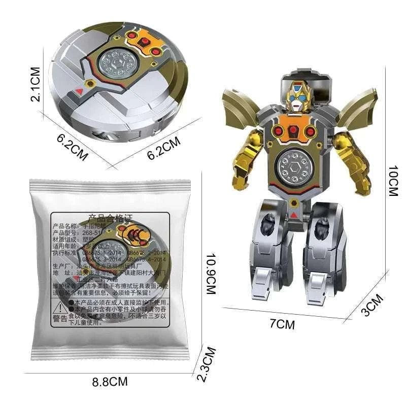 Fingertip Rotational Gyroscope Robot Toy for Kids-C / China Mainland