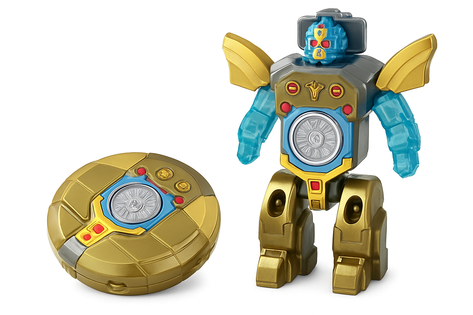 Brinquedo Robô Giroscópio Rotativo para Crianças