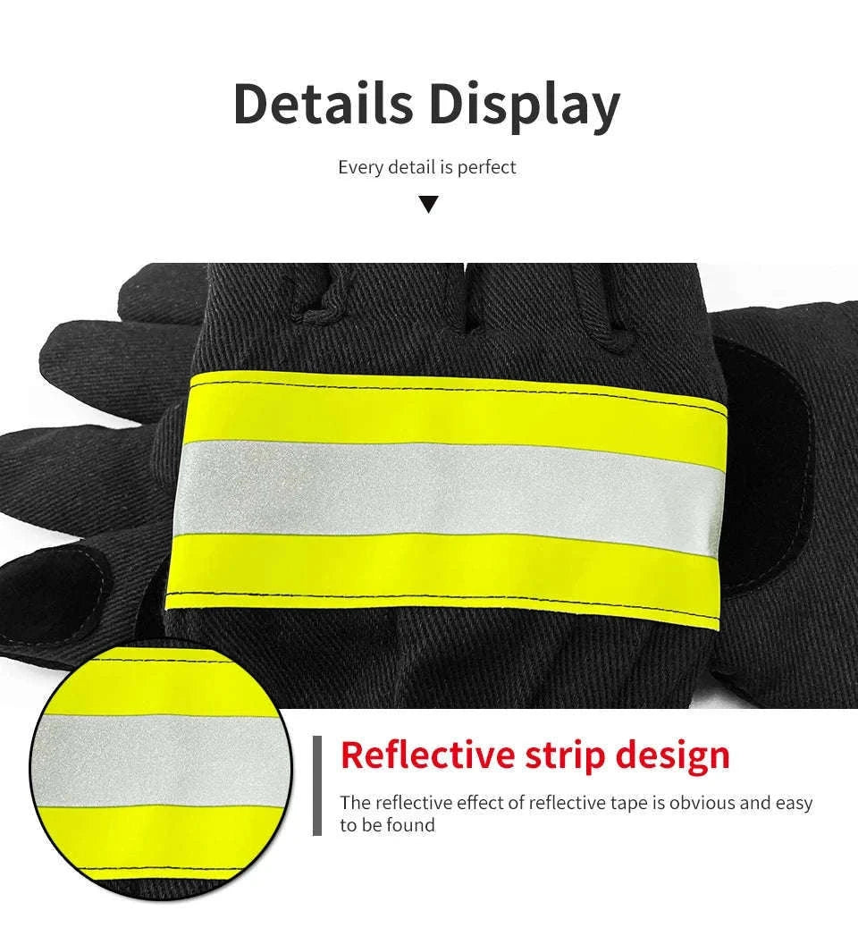 Fire Gloves for Heat, Flame, and Rescue Protection-Default Title