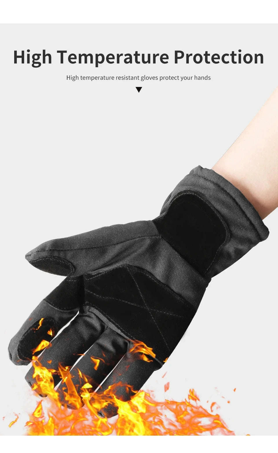 Fire Gloves for Heat, Flame, and Rescue Protection-Default Title