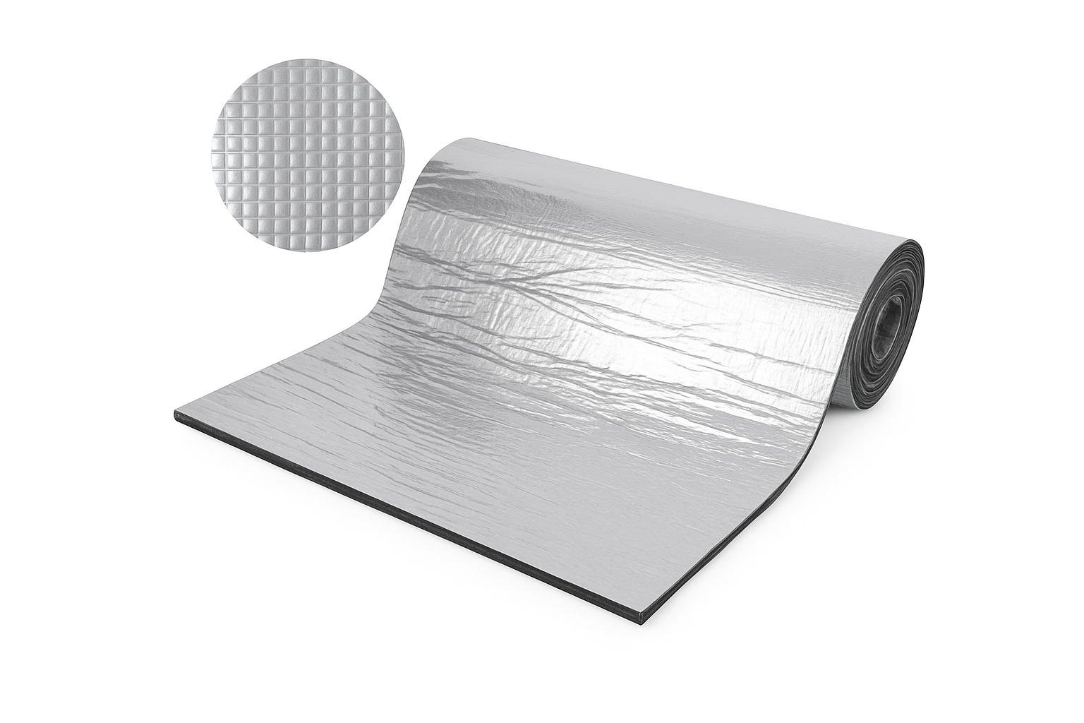 Fireproof Heat and Sound Insulation Mat 200x50cm Acoustic Thermal Mat Soundproof Wall Panels Noise Insulation for Car Deadening