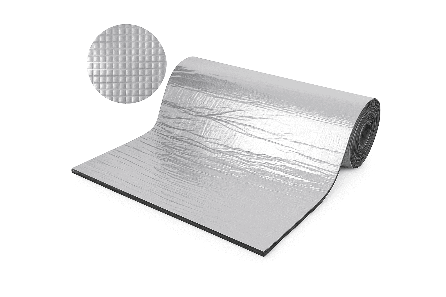 Fireproof Heat and Sound Insulation Mat 200x50cm for Car-50cmx200cmx10mm
