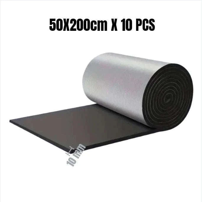 Fireproof Heat and Sound Insulation Mat 200x50cm for Car-50cmx200cmx10mm
