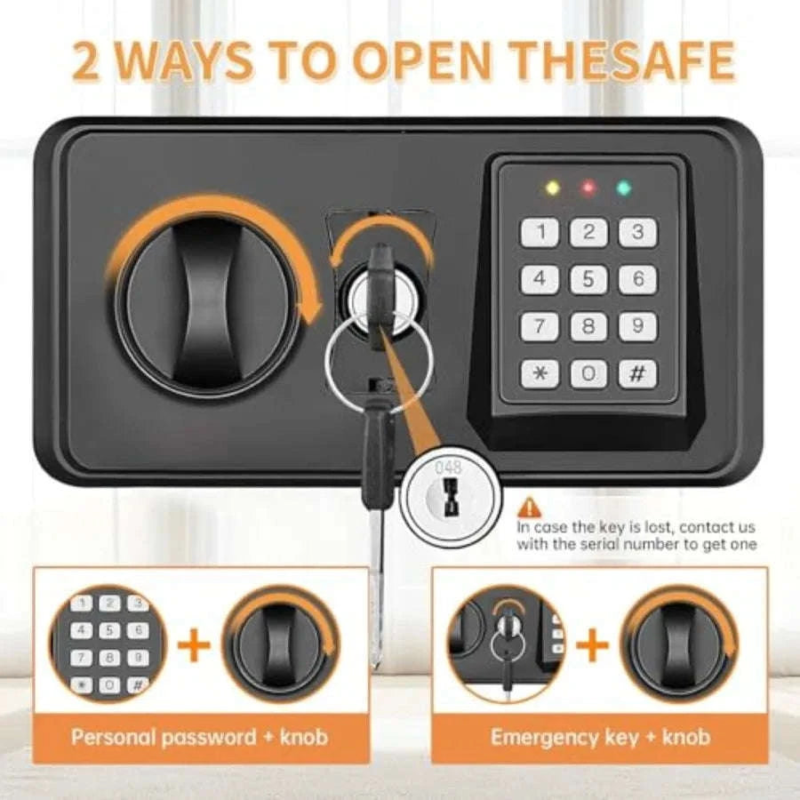 Fireproof Waterproof Safe 5.2 Cu Ft Digital Combo Lock-United States / 5.2Cuft