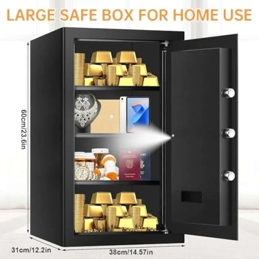 Fireproof Waterproof Safe 5.2 Cu Ft Digital Combo Lock-United States / 5.2Cuft