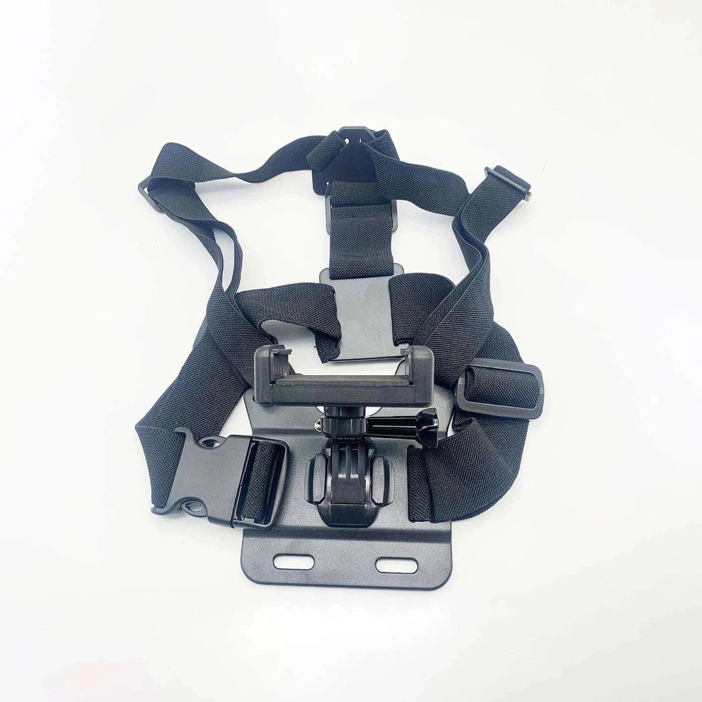 First‑Person Adjustable Action Camera Chest Strap Mount-Black