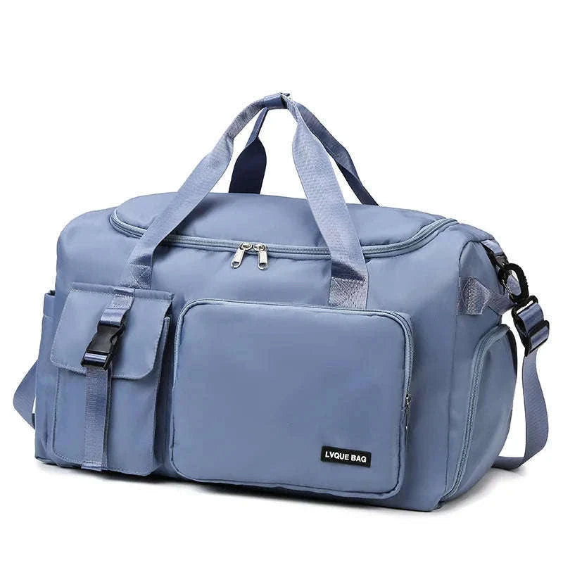 Fitness Duffel Bag for Women with Shoe and Wet Pockets-GN