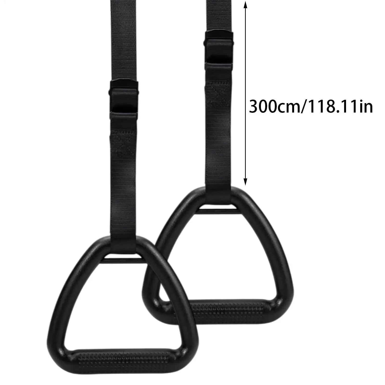 Fitness Gymnastic Rings With Adjustable Straps for Strength Training-1M