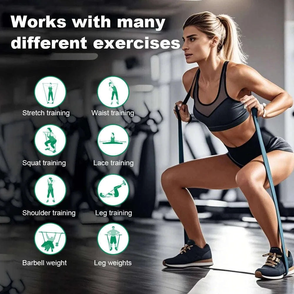 Fitness Resistance Band Set for Strength, Stretching, and Training-set13