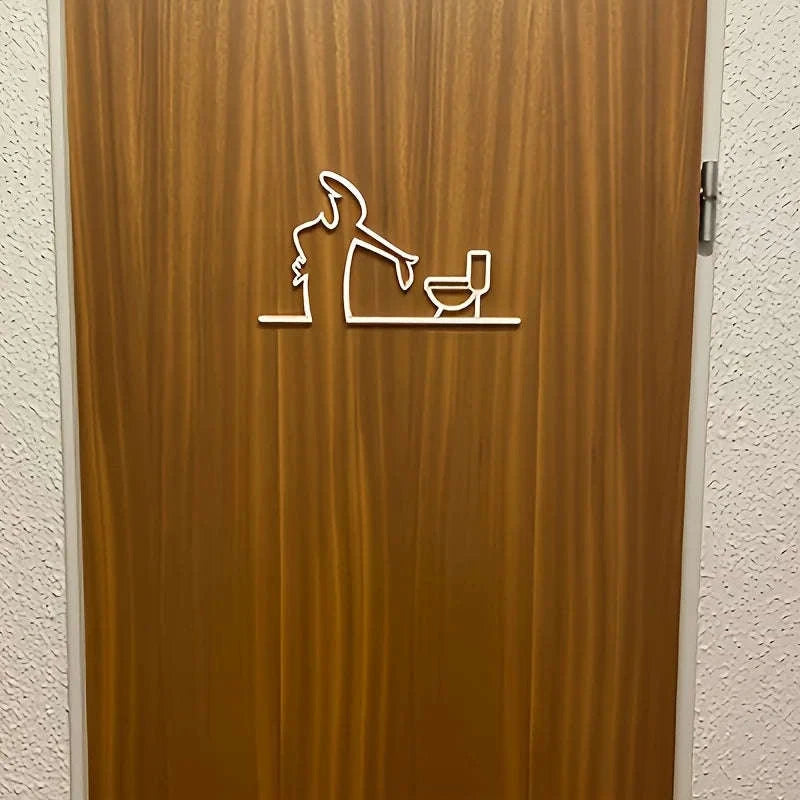 Flat, High-Quality Flat -with holes, Black Frame Modern Home Decor for Bathroom - Easy to Install Wall Art-black / China Mainland