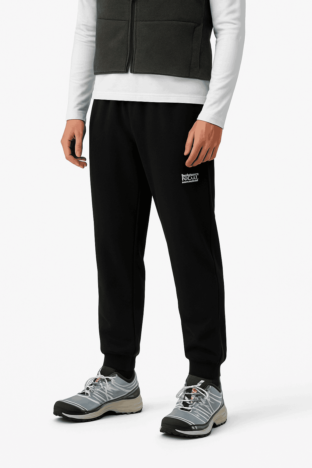 Fleece-Lined Windproof Outdoor Pants with Drawstring Fit-20420004 / Asian XXL(EUR XL)
