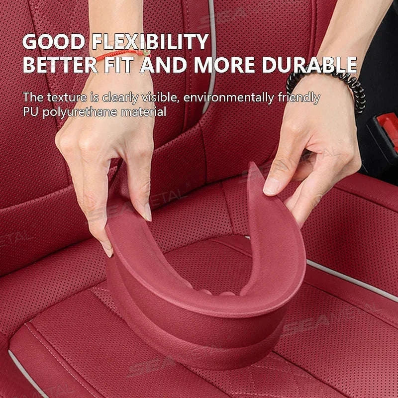 Flexible Car Seat Gap Filler PU Universal-Black 1pc