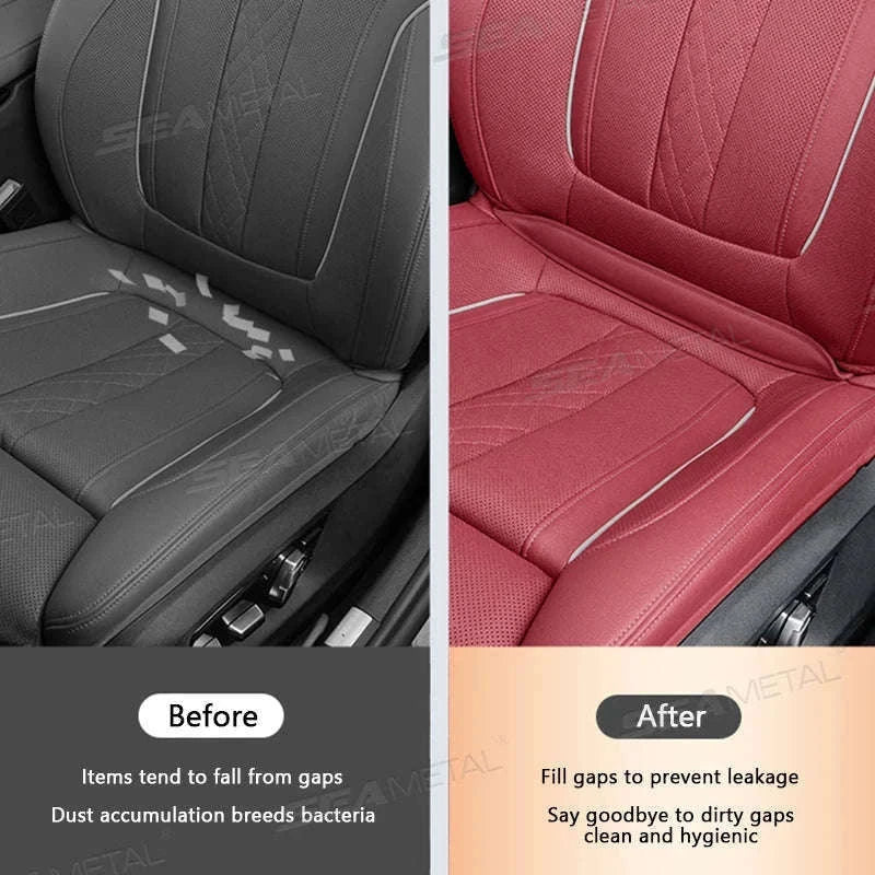 Flexible Car Seat Gap Filler PU Universal-Black 1pc