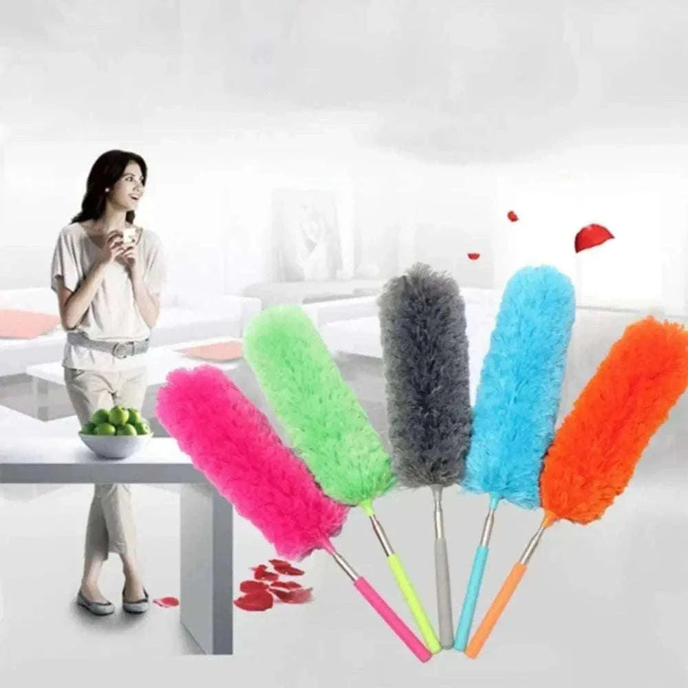 Flexible Cleaning Duster Brush for Tight Spaces and Delicate Surfaces-green