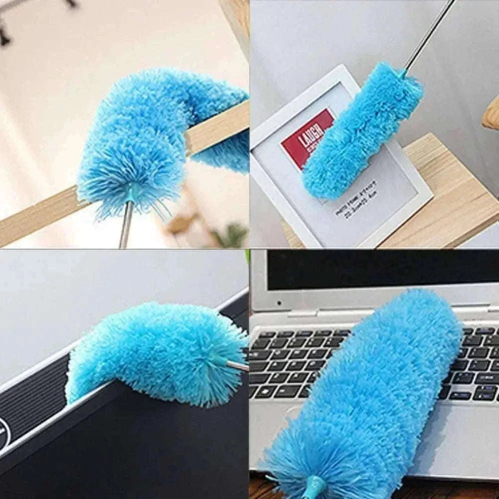 Flexible Cleaning Duster Brush for Tight Spaces and Delicate Surfaces-green