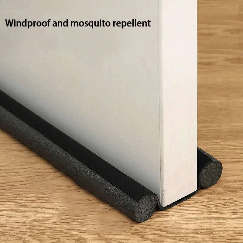 Flexible Door Bottom Sealing Strip – Draft Blocker, Noise Reducer, Weather Protection-White