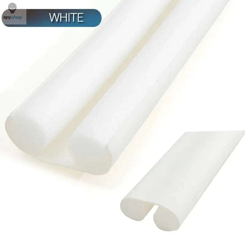 Flexible Door Bottom Sealing Strip – Draft Blocker, Noise Reducer, Weather Protection-White