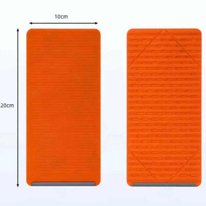 Flexible Foldable Silicone Phone Holder Adjustable Multi-Angle Desktop Stand-Orange