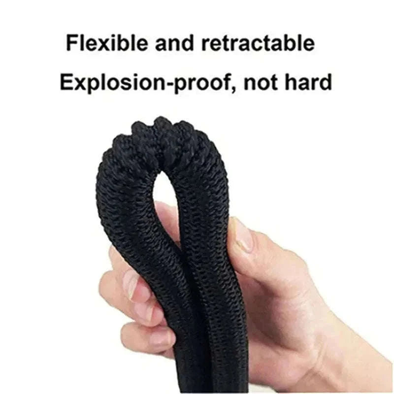 Flexible Garden Hose with High-Pressure Nozzle-lake blue / 1/2'' / 75ft