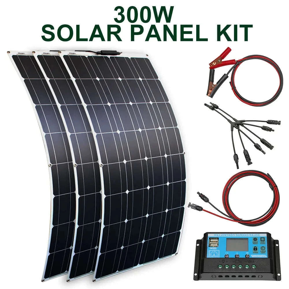 Flexible Solar Panel Kit 100W–300W-ETFE 100W panel / CHINA