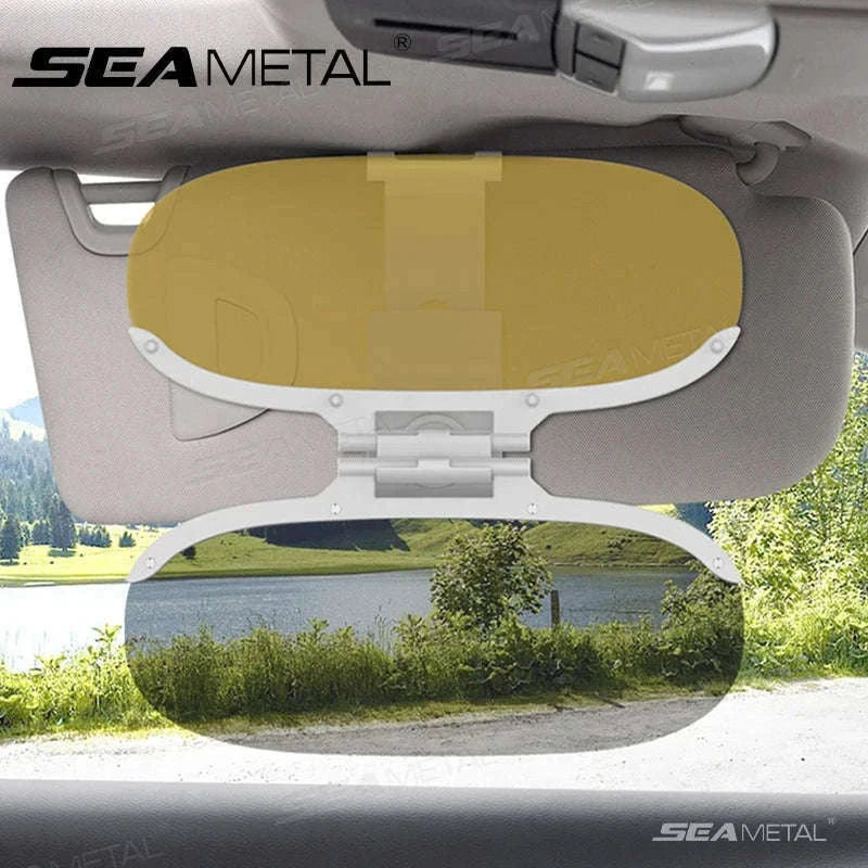 Flip-On Car Sun Visor Polarized Anti-Glare Lens-Size L