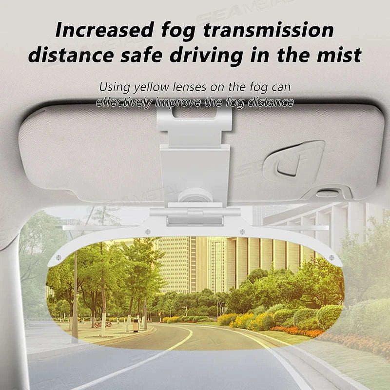Flip-On Car Sun Visor Polarized Anti-Glare Lens-Size L