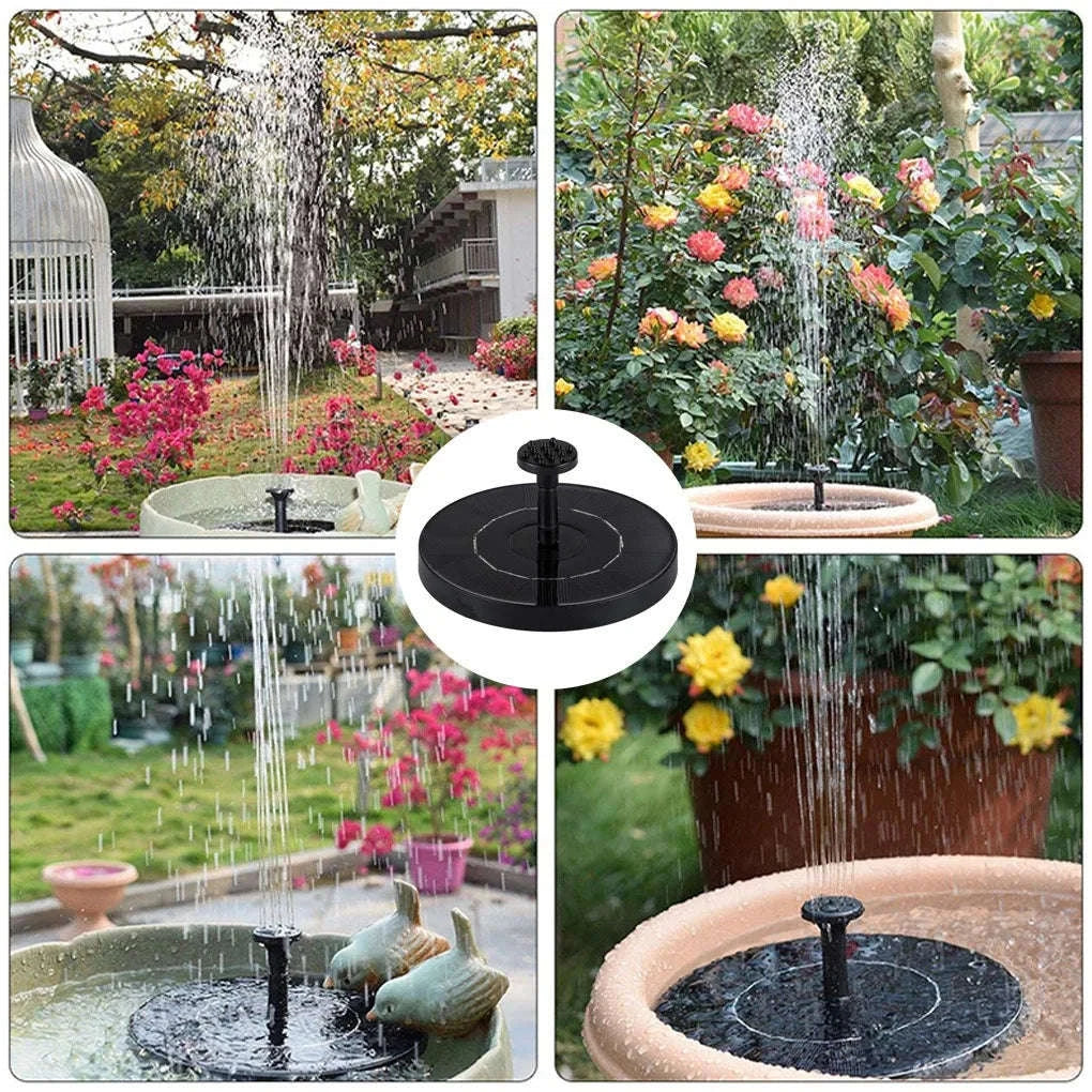 Floating Solar Water Fountain Pump for Ponds and Bird Baths-13cm